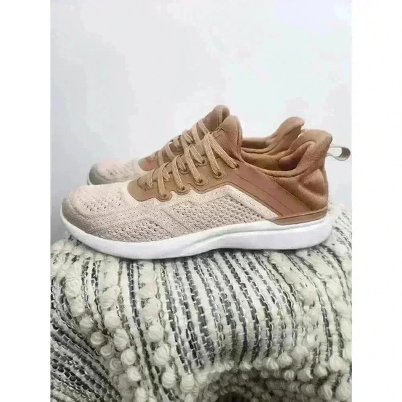 APL Techloom Tracer Sneakers Running Shoes Womens 6.5 In Caramel - Picture 7 of 8